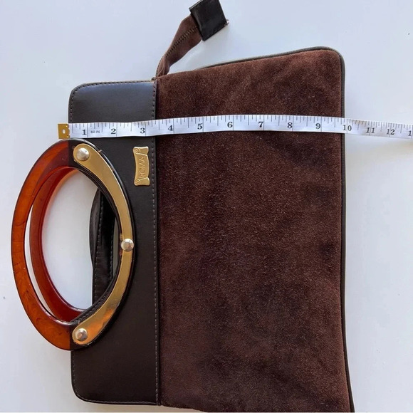 ROMA Vintage Leather Suede Handbag - Picture 10 of 11
